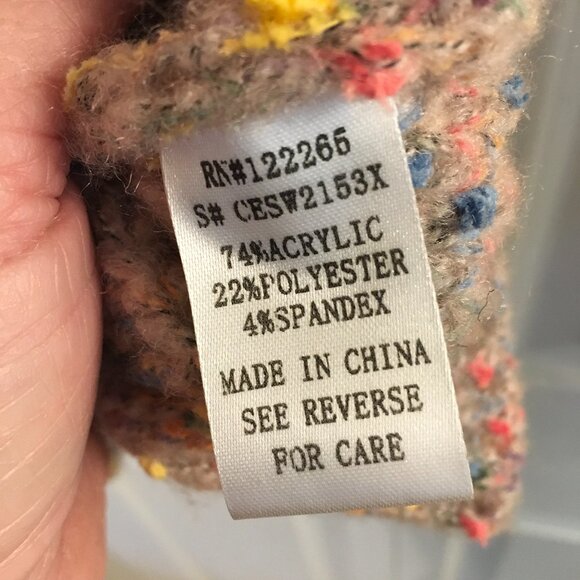 Adora Samantha Multi-colored Chunky Sweater - Picture 5 of 6